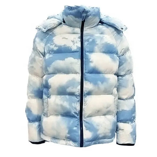 Custom Logo Quilted Winter Puffer Jacket