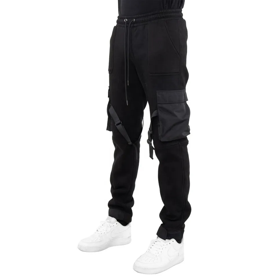 Custom Spring Men Cargo Sweat Pants Blank Cargo Pant For Man Loose Utility Cargo Joggers Pants Custom Logo