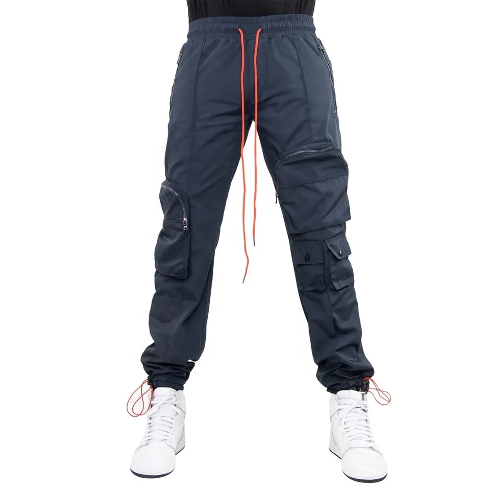 Custom Spring Men Cargo Sweat Pants Blank Cargo Pant For Man Loose Utility Cargo Joggers Pants Custom Logo