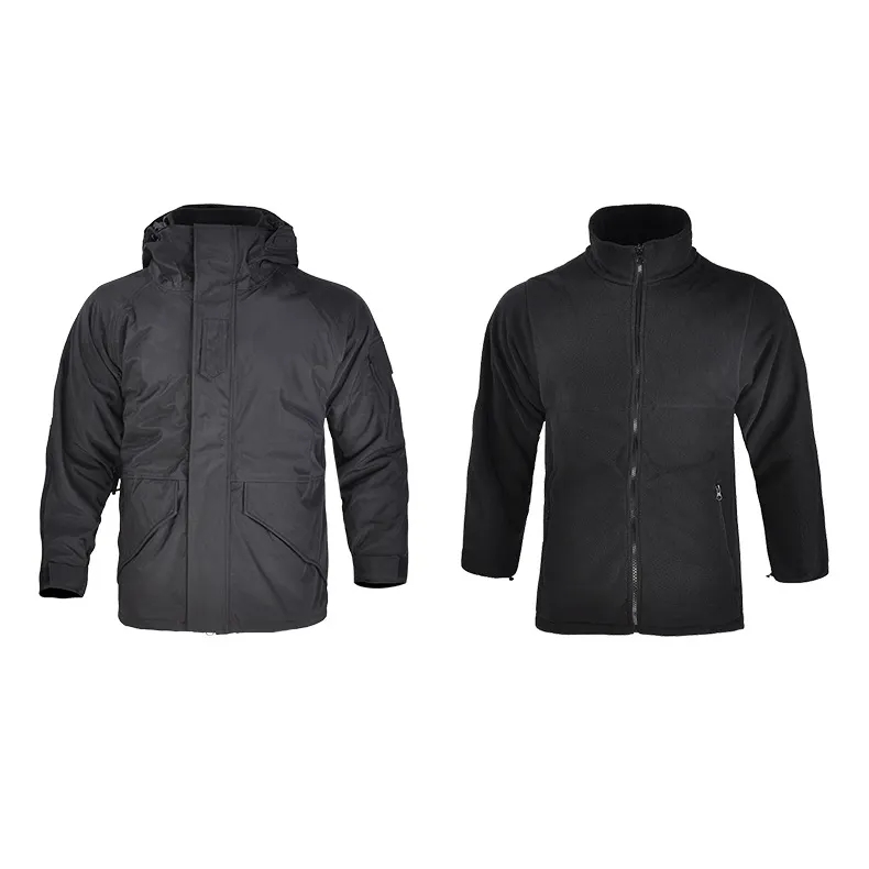 Removable 3 in 1 Fleece Lining Jacket Sport Waterproof Detachable Versatile Outdoor Winter Tactical Jacket