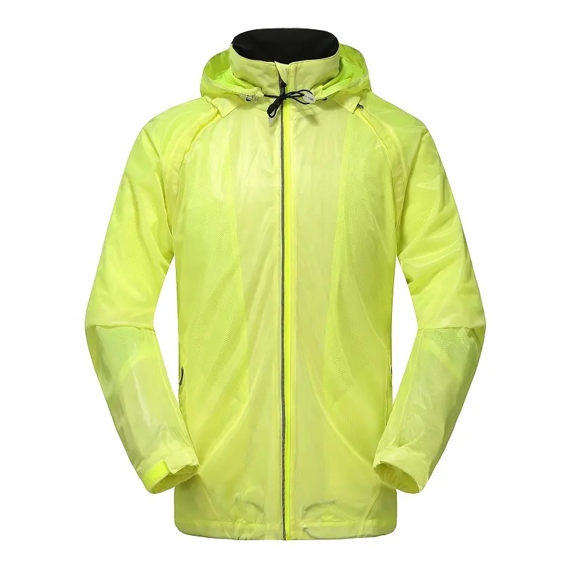 riding sports light weight unisex running windbreaker jacket