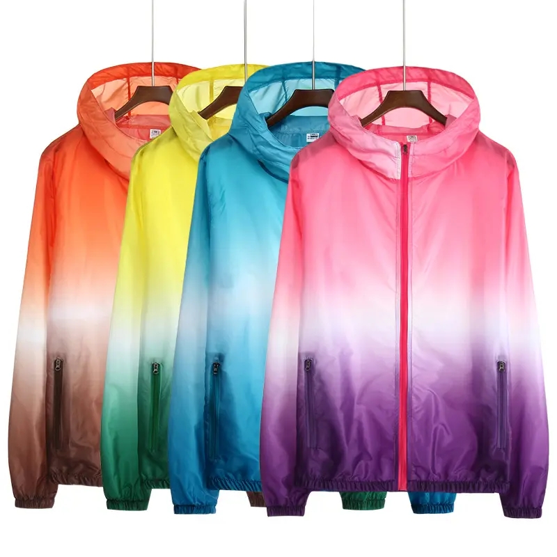 Factory Direct Man light rain jacket water reprllent kacket running windbreaker