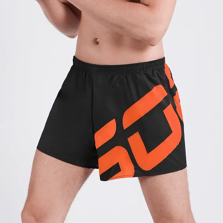 Custom summer mens quick dry sports athletic gym workout yoga running shorts with back pockets and OEM logo