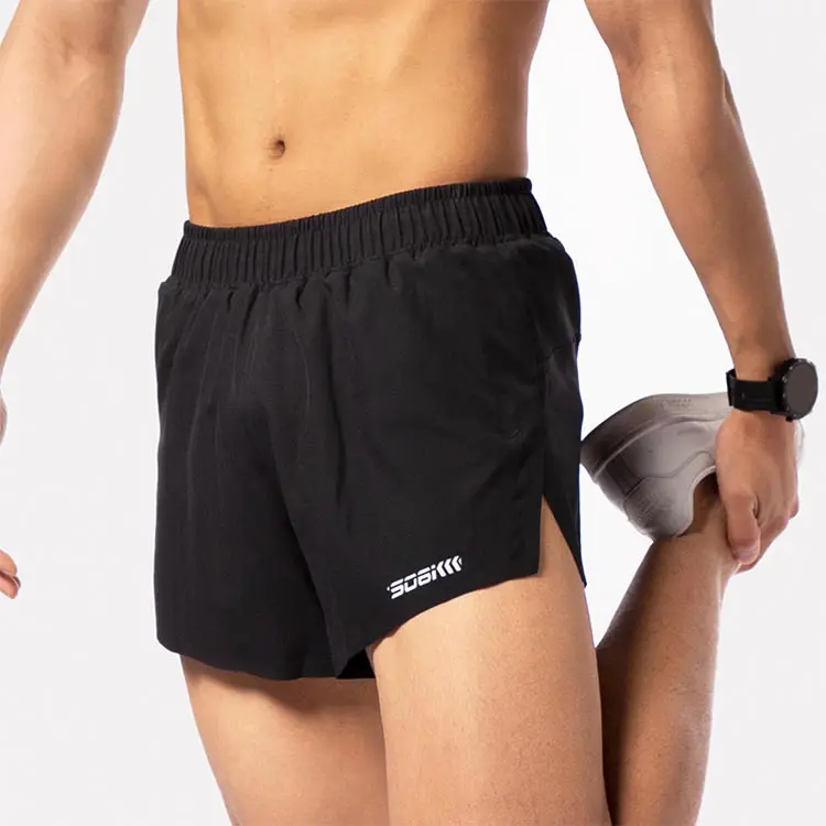 light weight quick dry fashion sports running shorts mens with side pockets