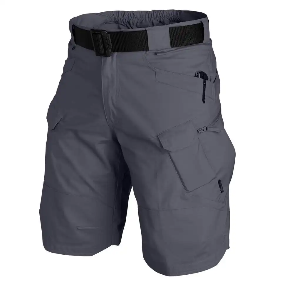 Hiking Shorts Waterproof Wear-Resistant Multi-Pocket Green Tactical Pants