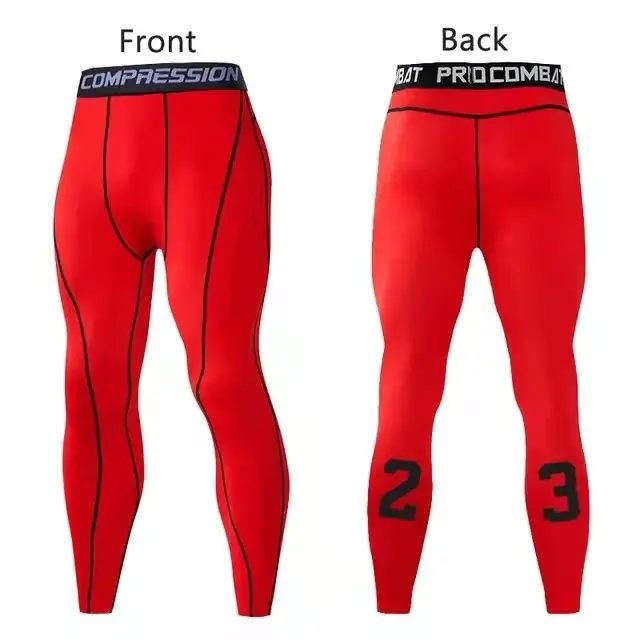 Compression Pants Male Tights Leggings Running Gym Sport Fitness Jogging Workout White Black Trousers Leggings For Men