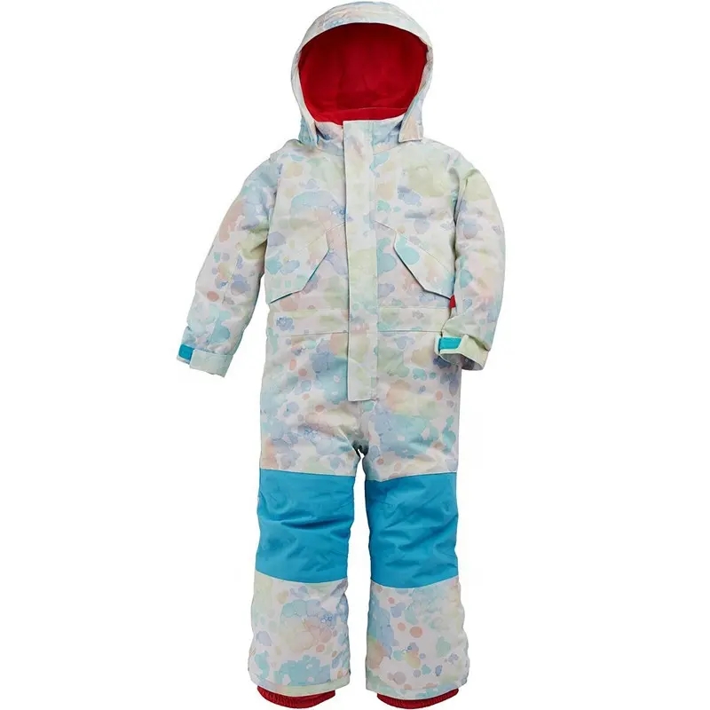 RG-Winter water resistance and windproof baby jumpsuits ski pants unisex girl and boys snowsuit